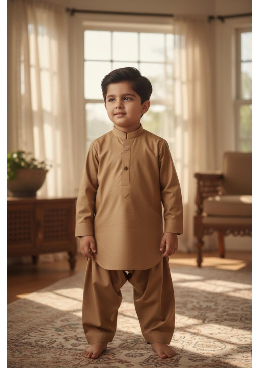 Kids Brown Suit