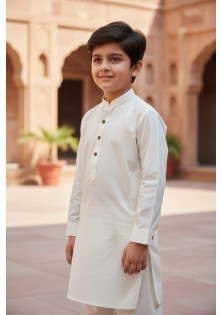 Kids White Suit