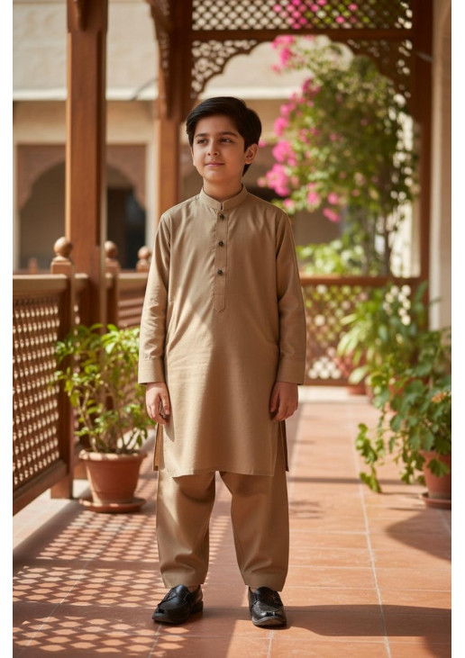 Kids Brown Suit
