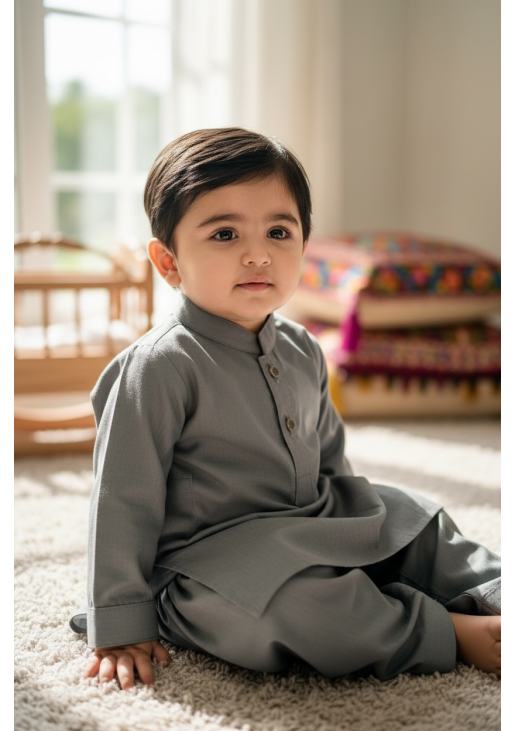 Kids Dark Grey Suit