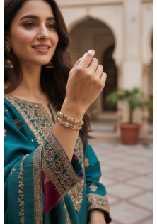 Gold and Silver Bangles