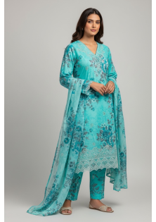Teal Lawn Suit