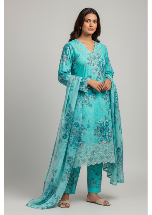 Teal Lawn Suit