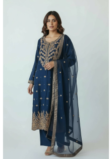 Blue Silk Suit Blue Silk Suit