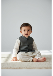 Black Kids Waistcoat 