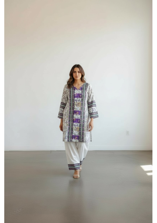 Multicolored Co-ord Set