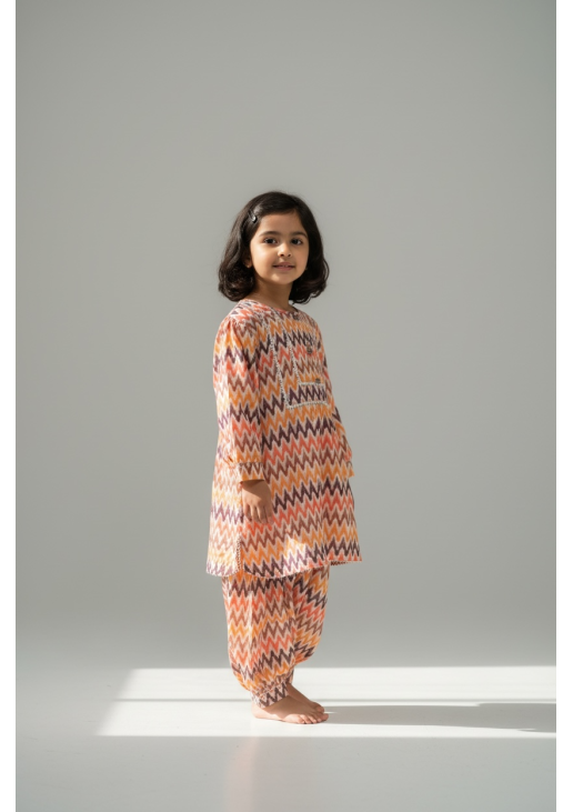 Kids zigzag print 