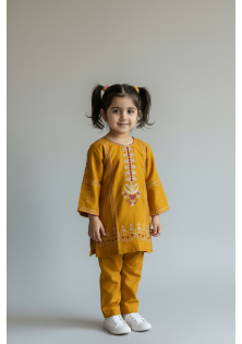 Kids Mustard Suit