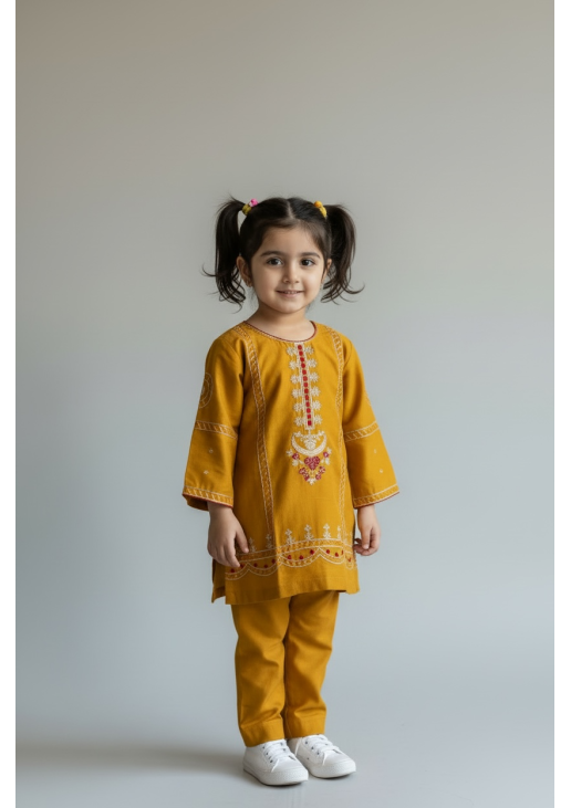 Kids Mustard Suit