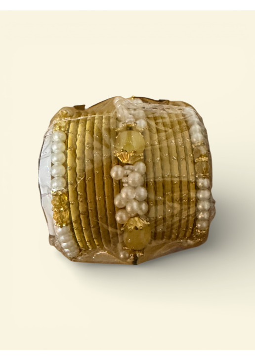 Mustard Gold Bangles Set