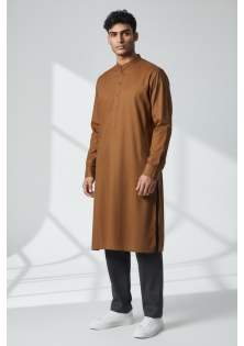 Brown Kurta
