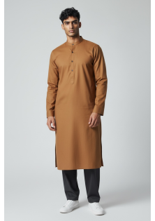 Brown Kurta