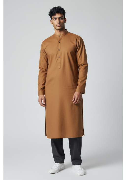 Brown Kurta