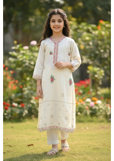 Embroidered dress