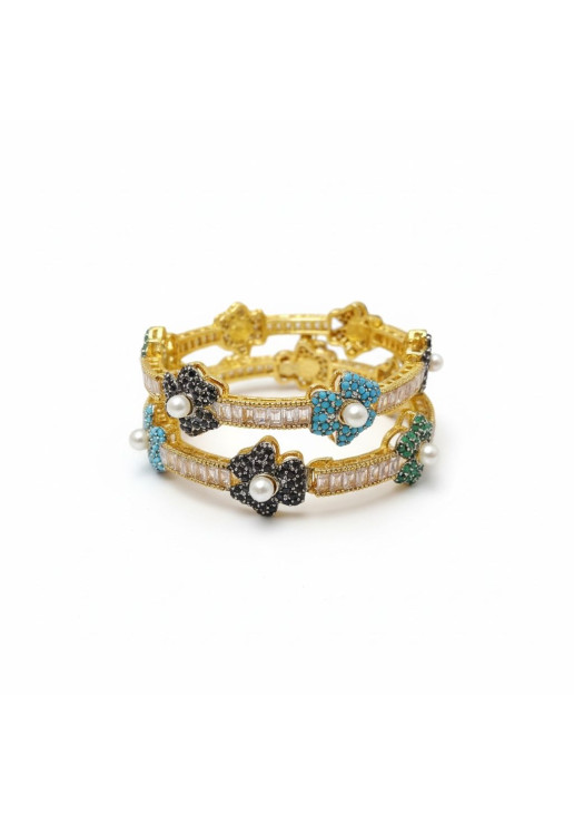 Multicolored bangles