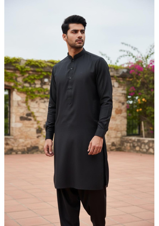 Black Shalwar Kameez Men
